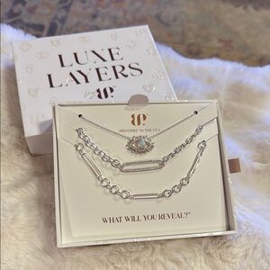 Luxe Layers Silver Necklace Set